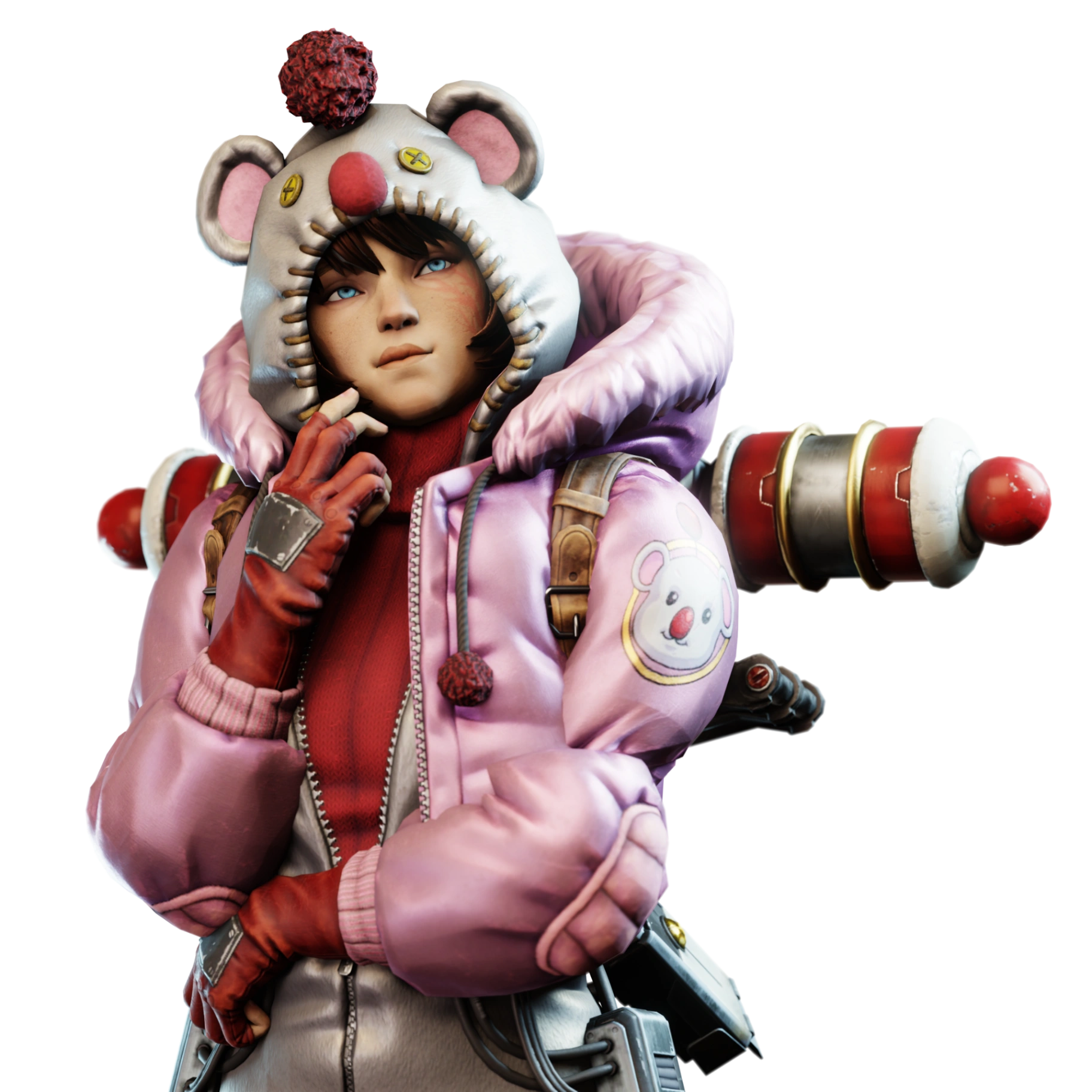 Wattson Kupo Power Curiosity Apex Legends render