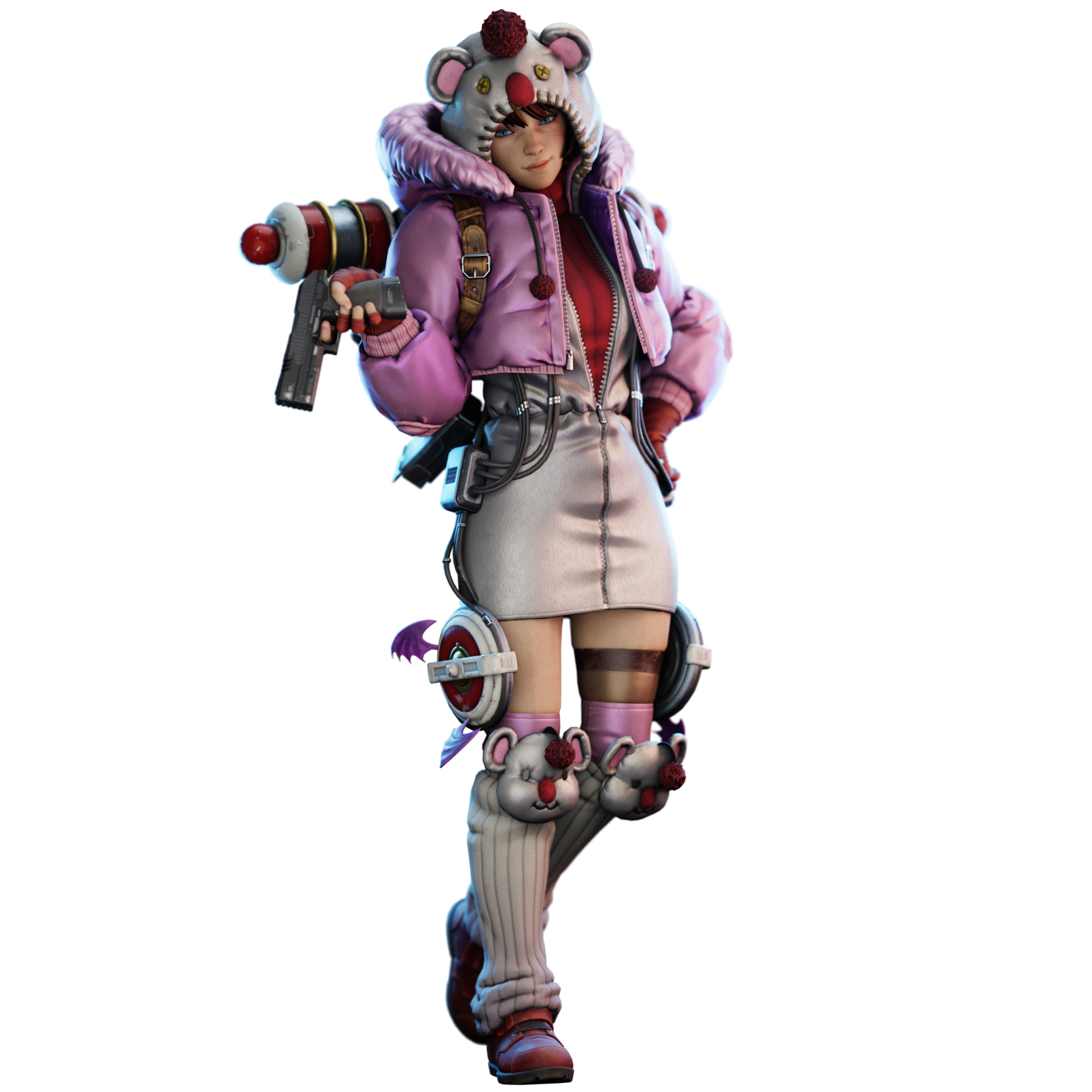 Wattson Kupo Power On Break Apex Legends render