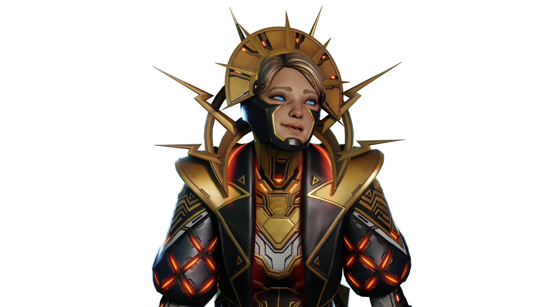 Wattson Solar Static Custom Apex Legends render