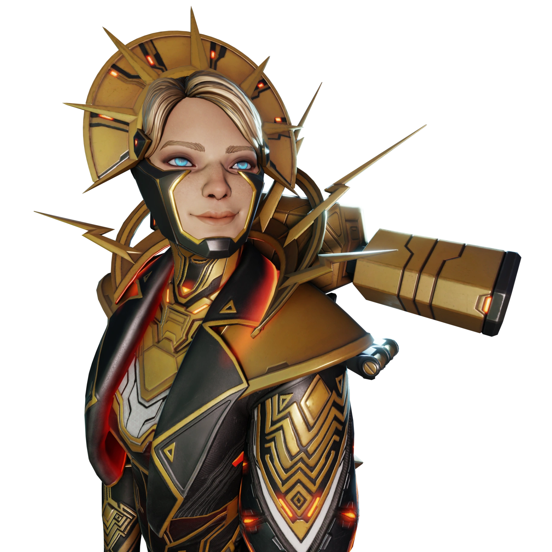 Wattson Solar Static Custom Apex Legends render