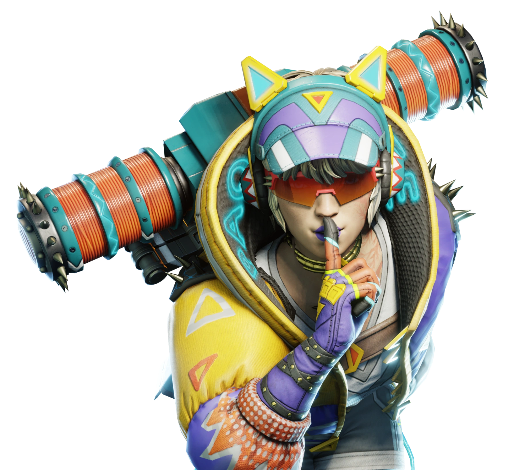 Wattson Thunder Kitty Inside Voice Apex Legends render