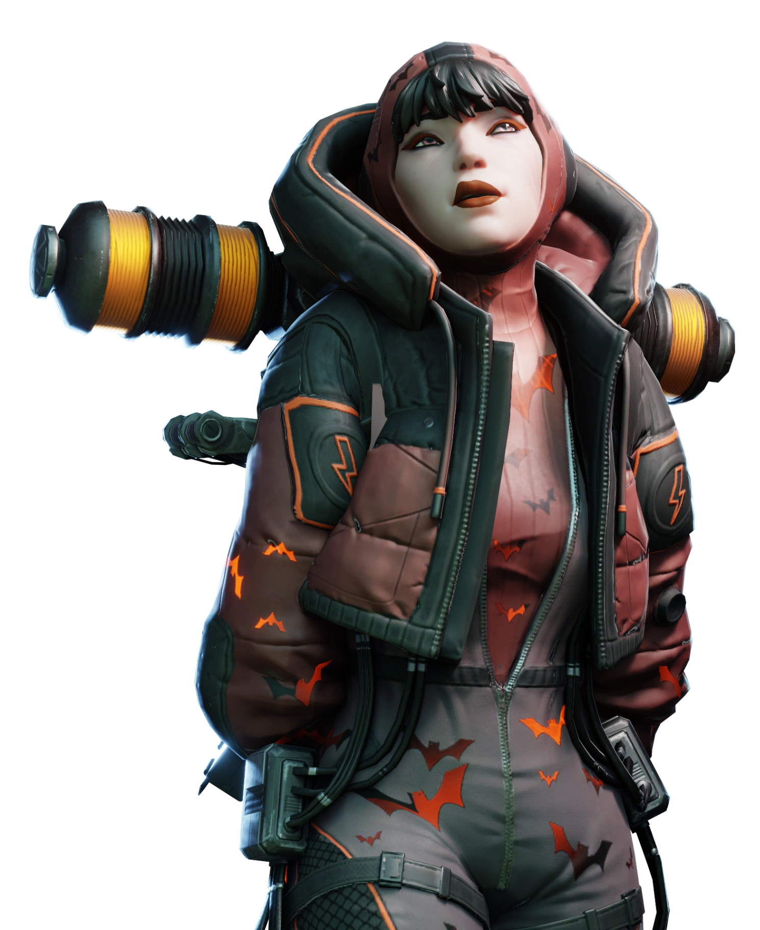 Wattson Winged Menace Custom Apex Legends render