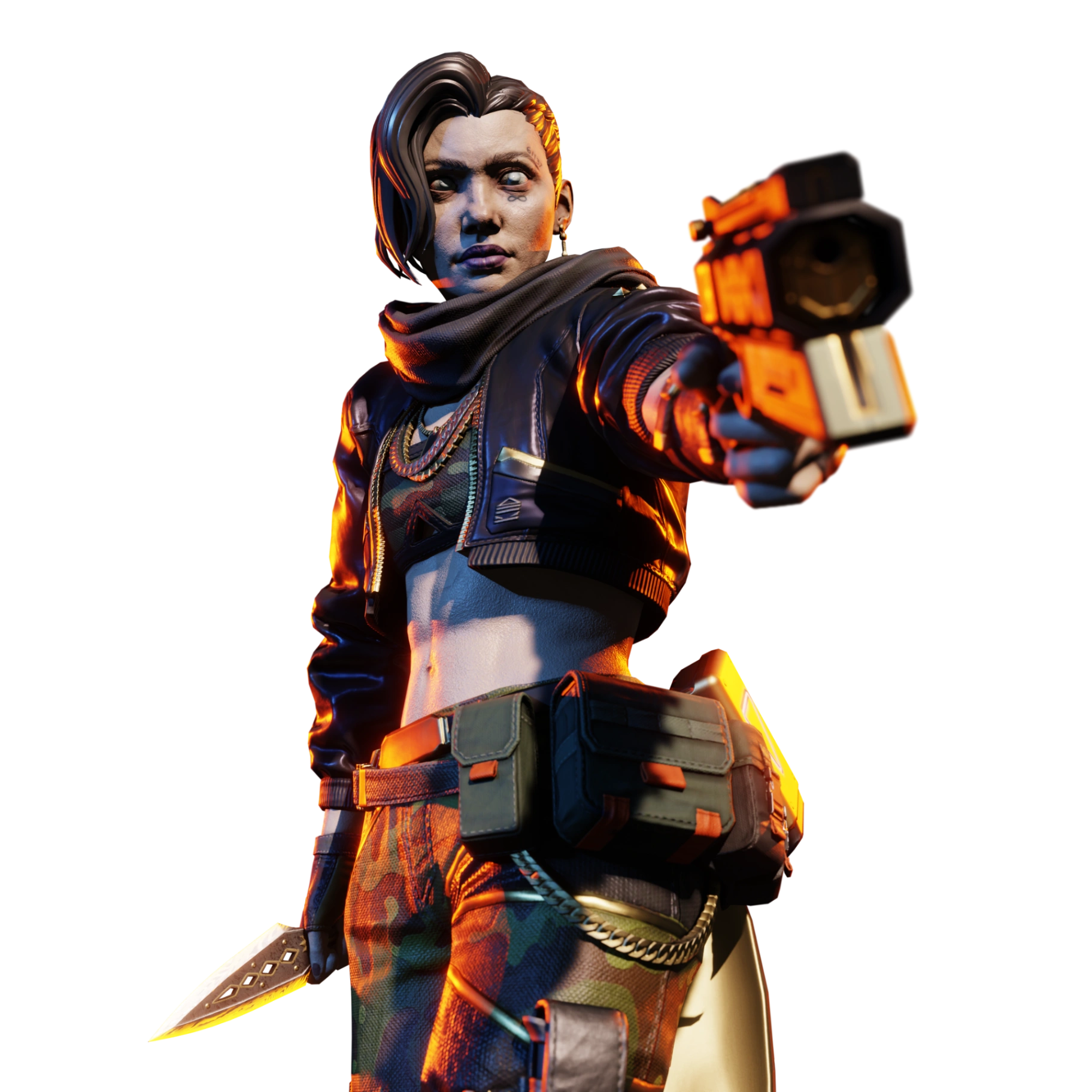 Wraith Acid Wraith Custom Apex Legends render