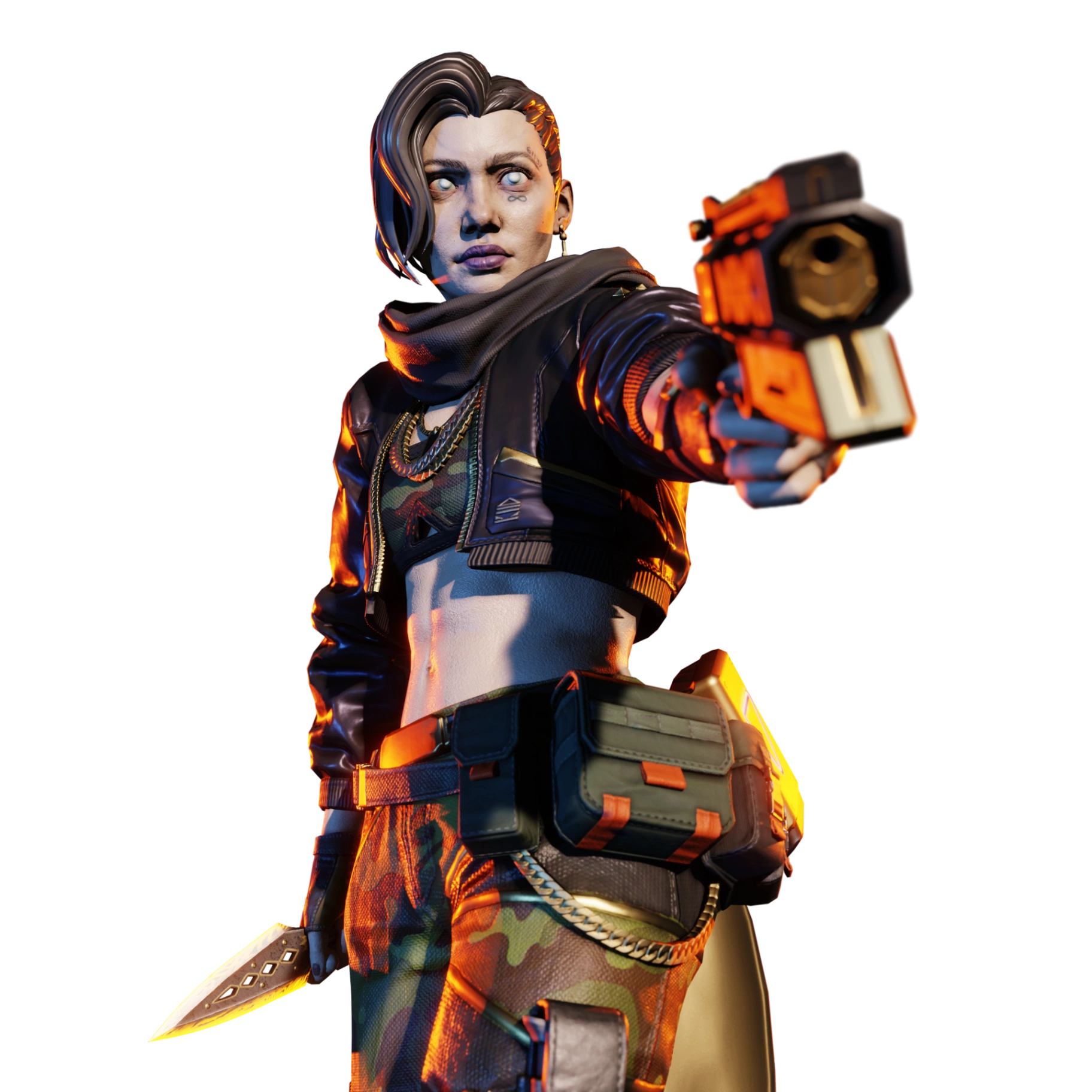 Wraith Acid Wraith Custom Apex Legends render