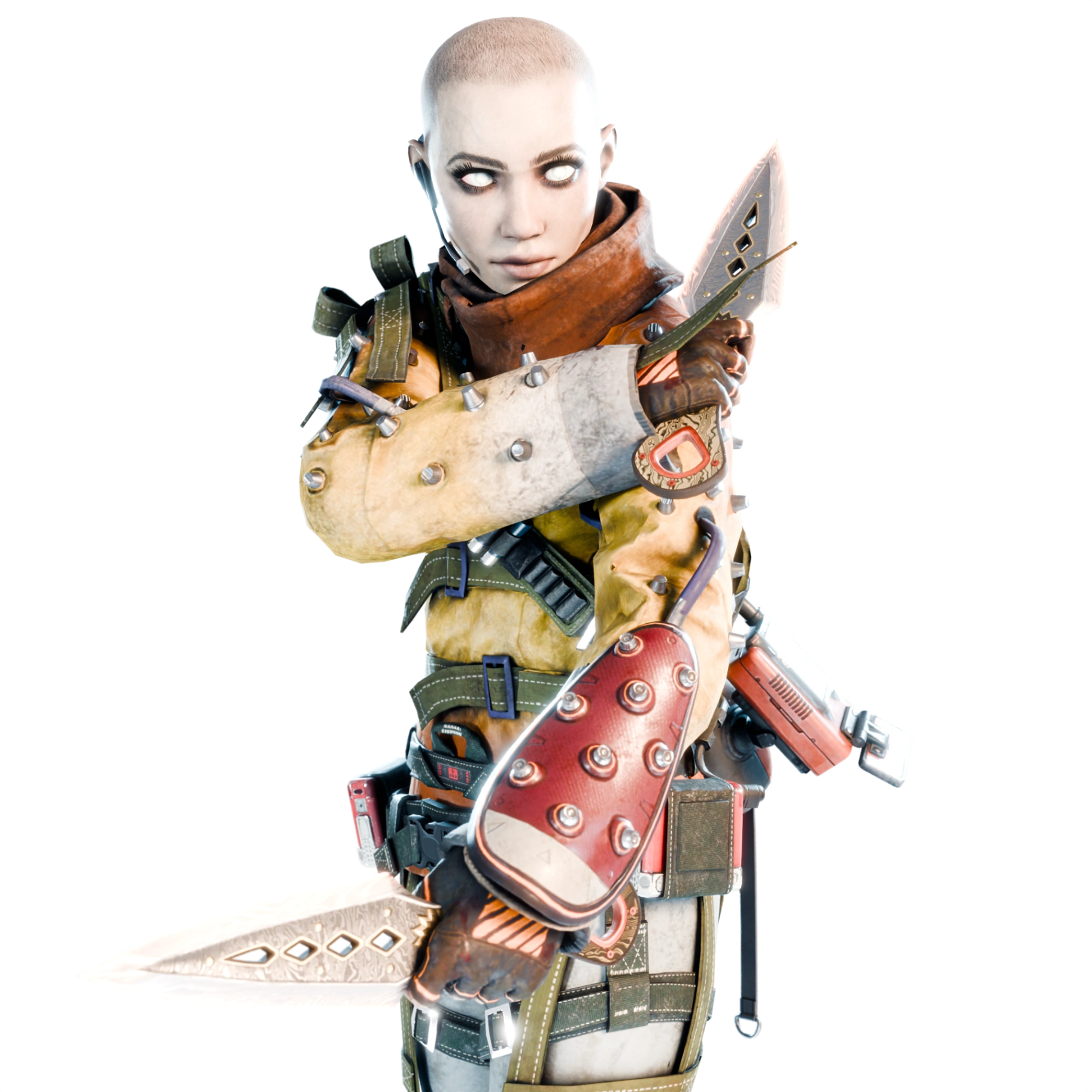 Wraith Final Sunset Custom Apex Legends render