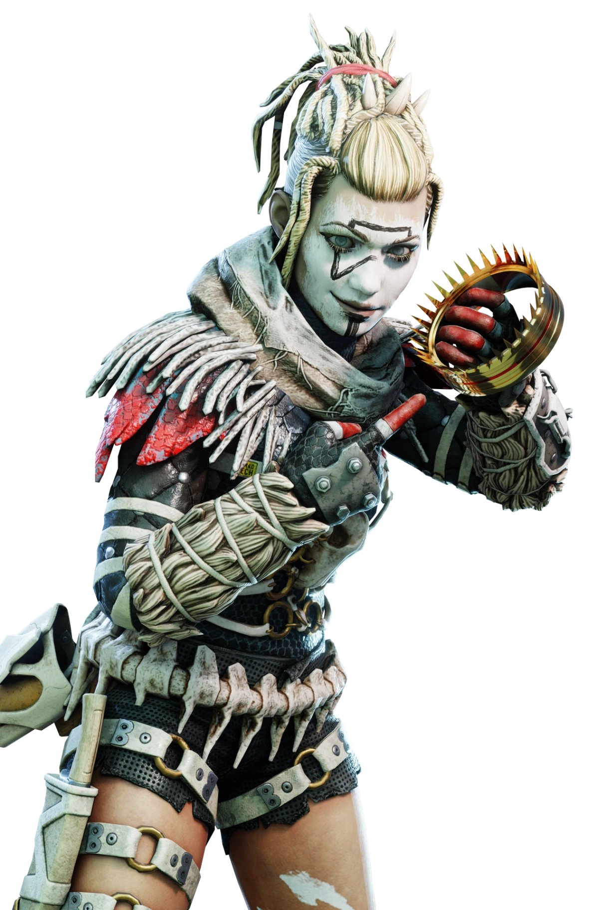 Wraith Night Terror Custom Apex Legends render