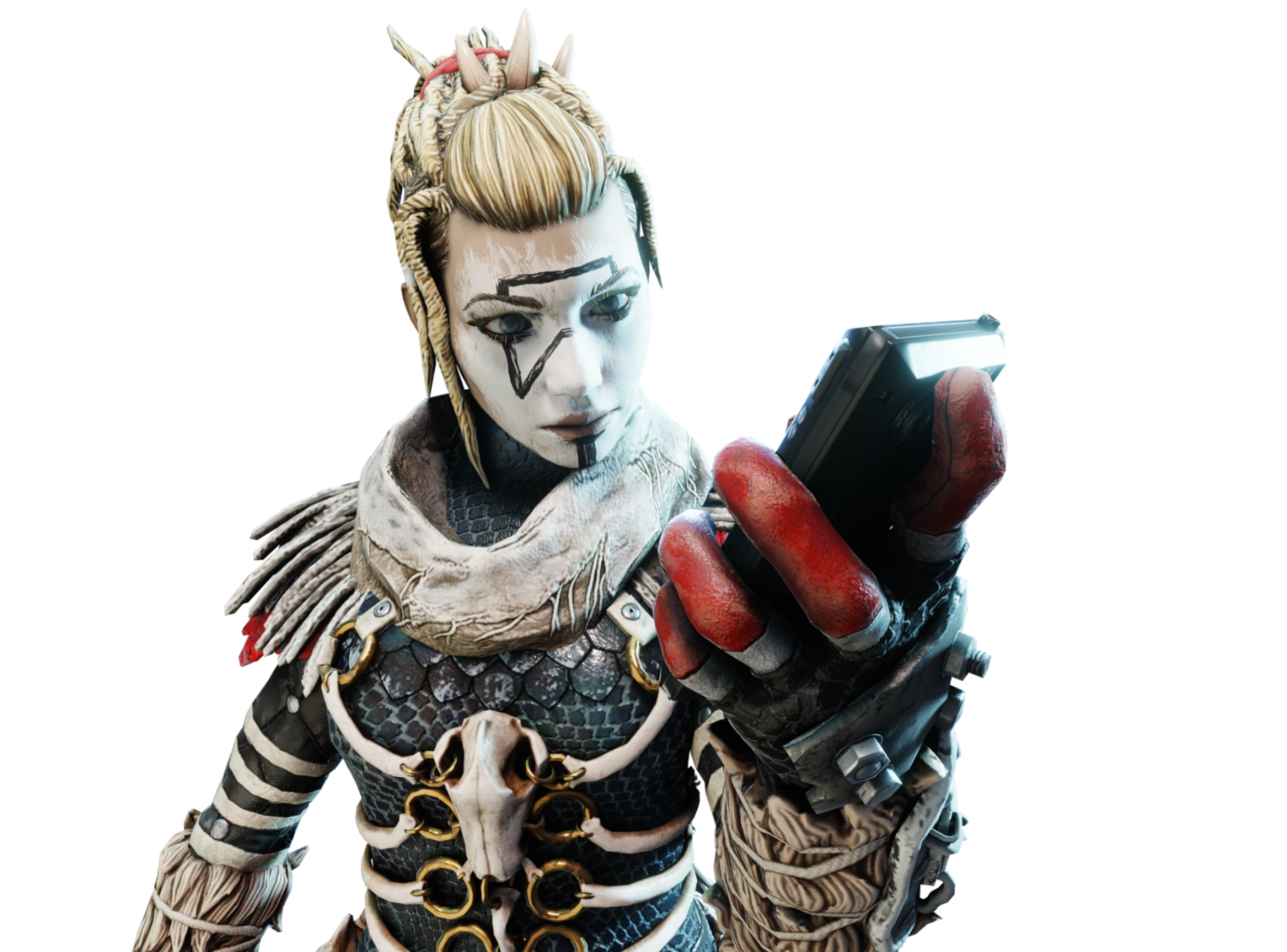 Wraith Night Terror Custom Apex Legends render