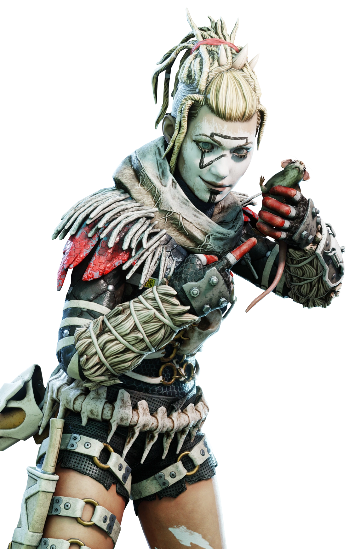Wraith Night Terror Custom Apex Legends render