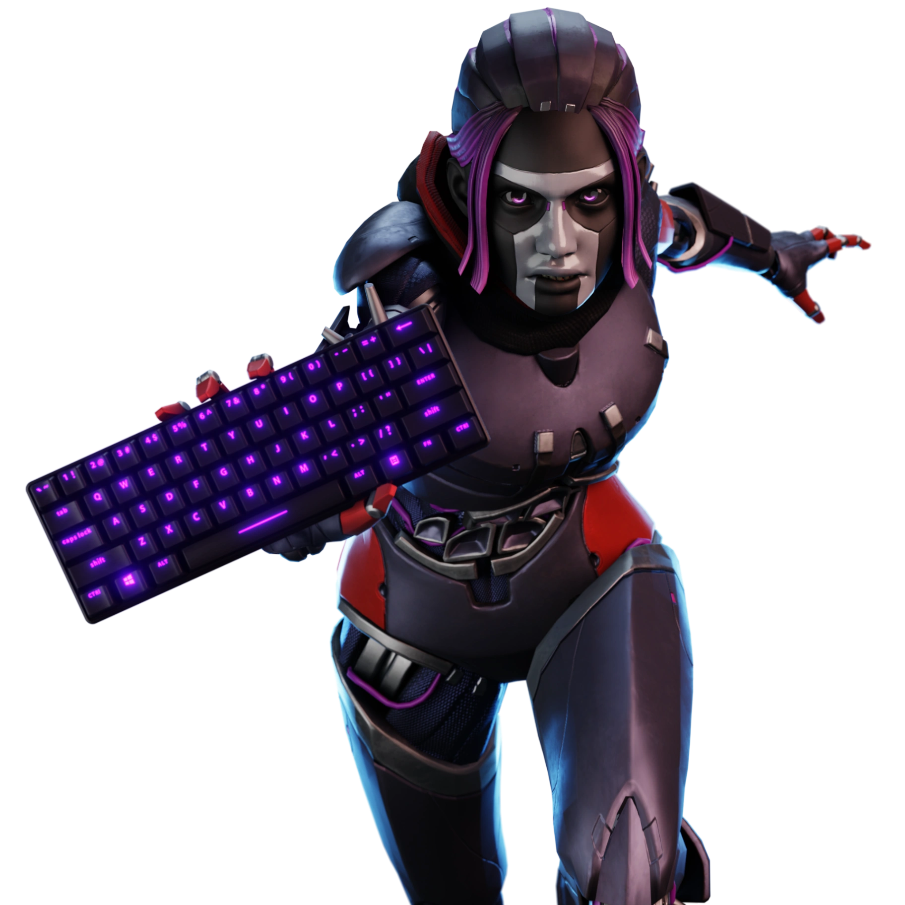 Wraith Perfect Soldier Custom Apex Legends render