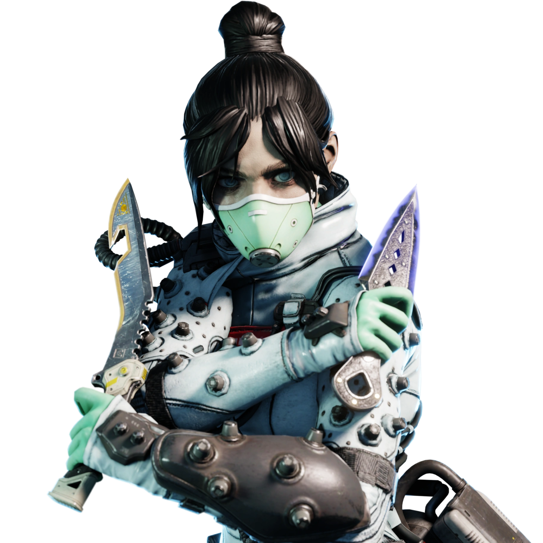 Wraith Quarantine 722 Custom Apex Legends render